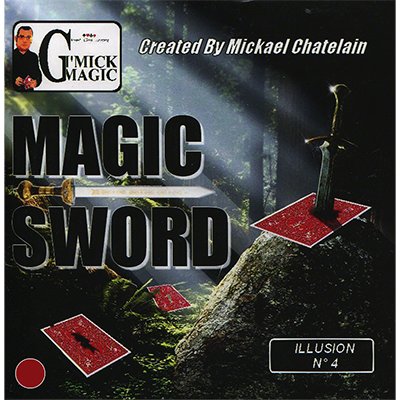 Magic Sword Card, Red by Mickael Chatelain