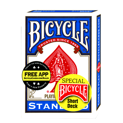 Bicycle Short Deck, Blue by US Card Magic Co.
