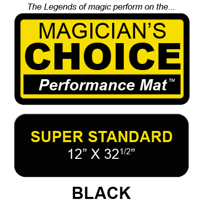 Bartender's Choice Close-Up Mat, BLACK Super Standard - 12x32.5 by Ronjo
