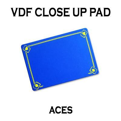 VDF Close Up Pad with Printed Aces, Blue by Di Fatta