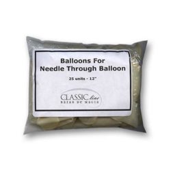 Needle Through Balloon Replacement, 25 balloons by Bazar de Magia