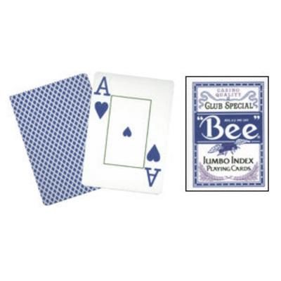 Cards Bee Poker Jumbo Index, Blue