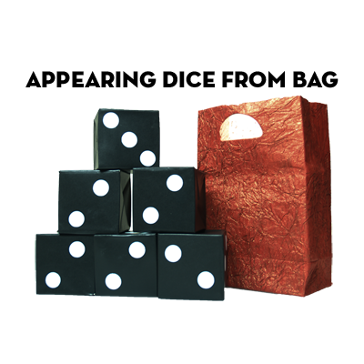 Appearing Dice From Bag by Premium Magic