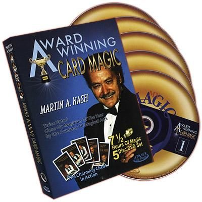 Award Winning Card Magic, 5 DVD Set by Martin Nash