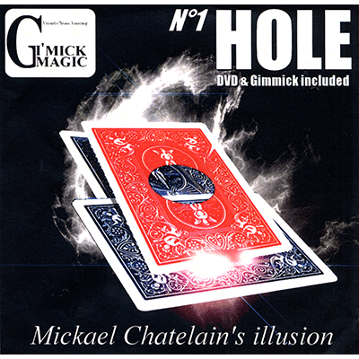 Hole, Red (with DVD and Gimmick) by Mickael Chatelain