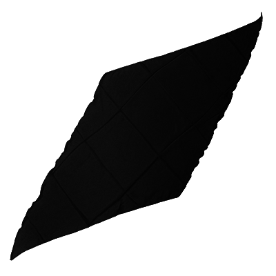 Diamond Cut Silk 36 inch, BLACK by Gosh