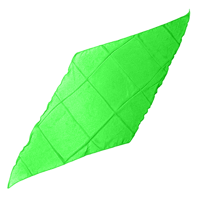 Diamond Cut Silk 36 inch, GREEN by Gosh
