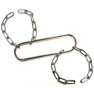 Houdini Handcuffs, Chrome by Vincenzo DiFatta