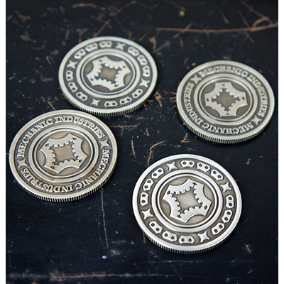 Half Dollar Coin, Gun Metal Grey by Mechanic Industries - Image 2