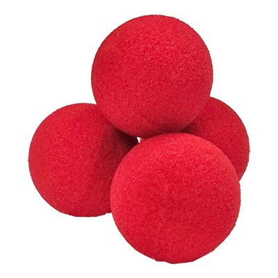 Ultra Soft, 2 Inch, Red, 4 Balls by Goshman
