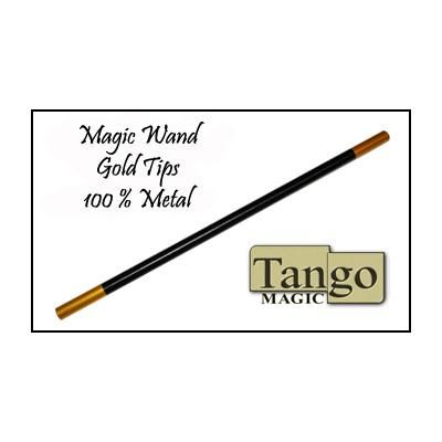 Magic Wand in Black, with gold tips by Tango (W002)