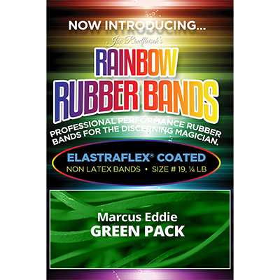Joe Rindfleisch's Rainbow Rubber Bands, Marcus Eddie - Green Pack by Joe Rindfleisch
