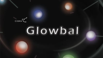 Glowbal 1.75 inch, White single ball by Cigma Magic