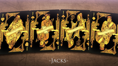 Middle Kingdom, Gold Playing Cards Printed by US Card Magic Co - Image 6