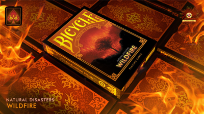 Bicycle Natural Disasters inch Wildfire inch Playing Cards by Collectable Playing Cards