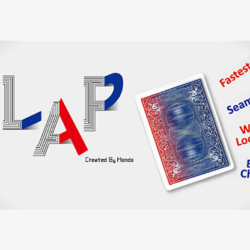 Modern Flap Card, Face to Red Back by Hondo