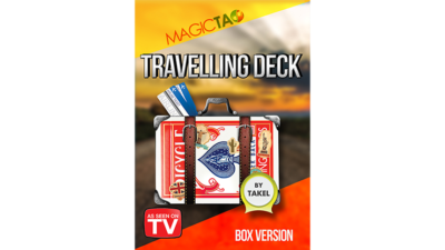 Travelling Deck Box Version Blue, Gimmick and Online Instructions by Takel