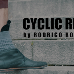 CYCLIC RING, Black Gimmick and Online Instructions by Rodrigo Romano