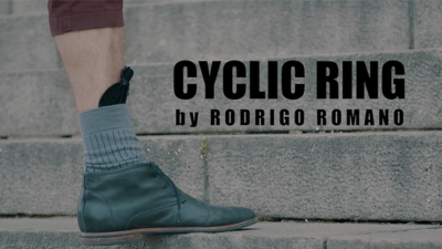 CYCLIC RING, Black Gimmick and Online Instructions by Rodrigo Romano