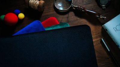 Suede Leather Large Pad, Red by TCC - Image 4