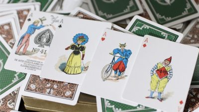 Limited Edition Late 19th Century Vanity Creature, Red Playing Cards - Image 3