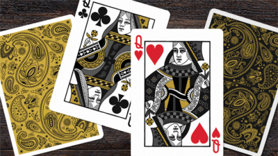 Paisley Magical Gold Playing Cards by Dutch Card House Company - Image 4