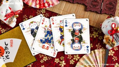 Bicycle Maneki Neko, Red Playing Cards by Bocopo - Image 5