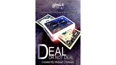 DEAL NOT DEAL Blue, Gimmick and Online Instructions by Mickael Chatelain
