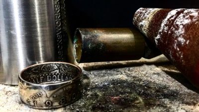 Kennedy Half Dollar Ring, Size: 9.5 by Alchemy Coin Rings - Image 3