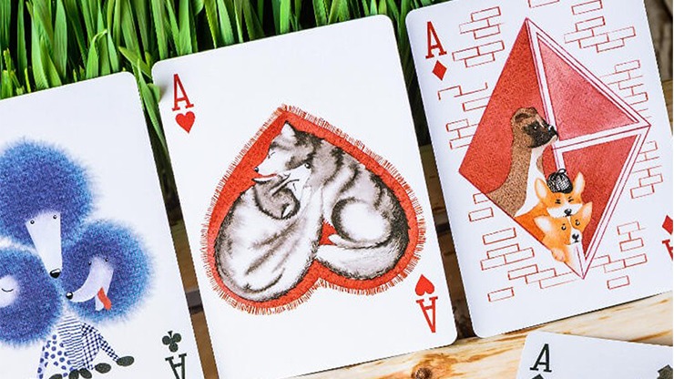 Zoo 52, Woof Whiskers Playing Cards by Elephant Playing Cards - Image 4