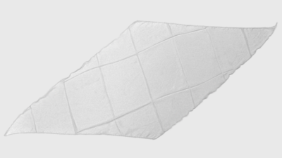 Diamond Cut Silk 18 inch, White by Magic By Gosh