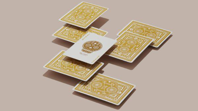 DKNG, Yellow Wheel Playing Cards by Art of Play - Image 6