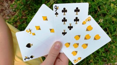 Gilded Bicycle Beekeeper Playing Cards, Light - Image 4