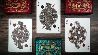 Eternal Reign, Sapphire Kingdom Playing Cards by Riffle Shuffle - Image 2