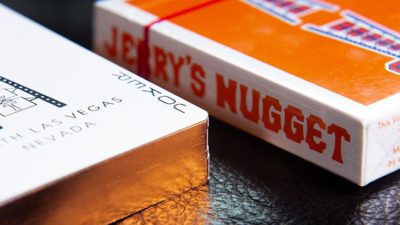 Gilded Vintage Feel Jerry's Nuggets, Orange Playing Cards - Image 2