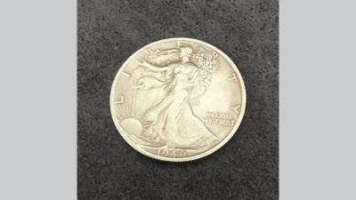 POWER COIN, Walking Liberty by Himitsu Magic