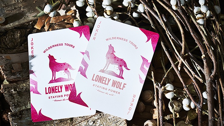 Lonely Wolf, PINK Playing Cards by Bocopo - Image 3