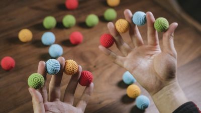 Crochet Ball Set, Green by TCC - Image 4
