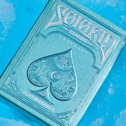 Solokid Cyan Playing Cards by Bocopo