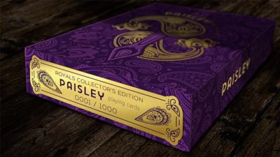 Collector's Paisley Royals Purple, Numbered Seals Playing Cards by Dutch Card House Company - Image 2