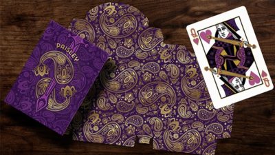 Collector's Paisley Royals Purple, Numbered Seals Playing Cards by Dutch Card House Company - Image 4