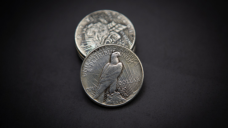 PEACE SKULL HEAD COIN by Men Zi Magic - Image 4