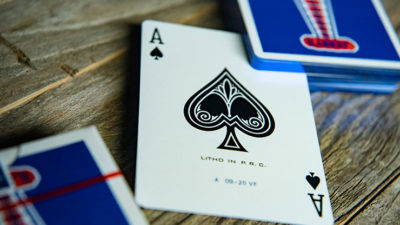 Gilded Vintage Feel Jerry's Nuggets, Blue Playing Cards - Image 6