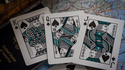 Limited Edition Lounge in Terminal Teal by Jetsetter Playing Cards - Image 3