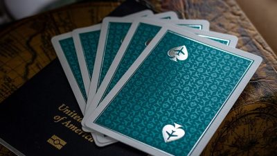 Limited Edition Lounge in Terminal Teal by Jetsetter Playing Cards - Image 6