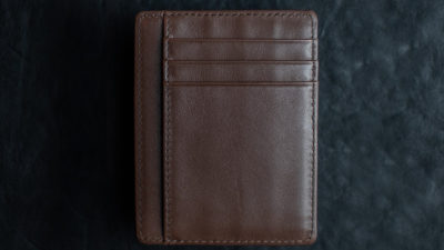 Limited Edition Shadow Wallet Bourbon Tan Leather, Gimmick and Online Instructions by Dee Christopher and 1914