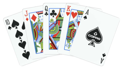 Copag 1546 Plastic Playing Cards Poker Size Regular Index Black and Gold Double-Deck Set - Image 3