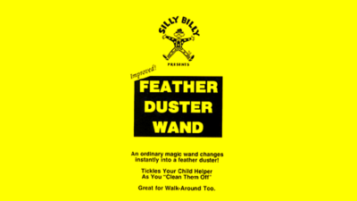 Feather Duster Wand, GREEN- Silly Billy - Image 3