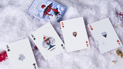Solokid Sakura, Blue Playing Cards by BOCOPO - Image 2