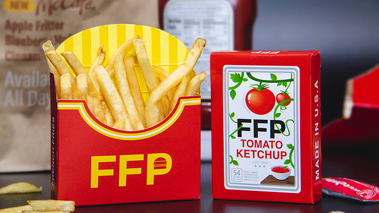 Ketchup and Fries Combo, 1/2 Brick Playing Cards by Fast Food Playing Cards - Image 4